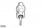 Spiralfres Upcut A8/D6/H60/h25 / Z 2 max. 30000rpm thumbnail