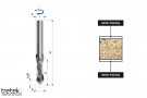 Spiralfres Up/Downcut A12/D12/H100/h42 / Z 2+2 max. 30000rpm thumbnail