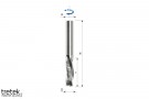 Spiralfres Upcut A8/D6/H60/h25 / Z 2 max. 30000rpm thumbnail