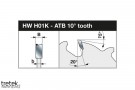 Sagblad 350*30 / Z30 - 3,5mm tann. Senterhull styring 2*9mm/46,4mm - 2*10mm/60mm thumbnail