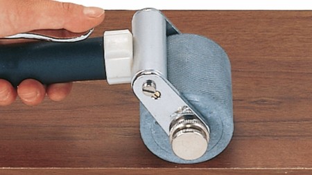 Pizzi dyse med gummirull 72mm