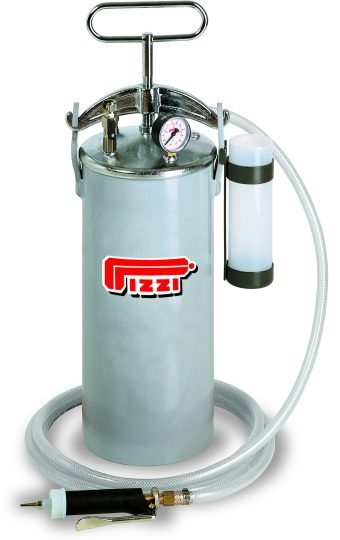 Komplett trykktank for PVA-lim med 1 limpistol med rett grep med justerbar limmengde og universal spissdyse.
