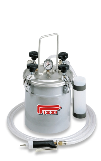 Komplett trykktank for PVA-lim med 1 limpistol med rett grep med justerbar limmengde og universal spissdyse.